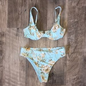 BILLABONG - High Rise Floral Bikini Set